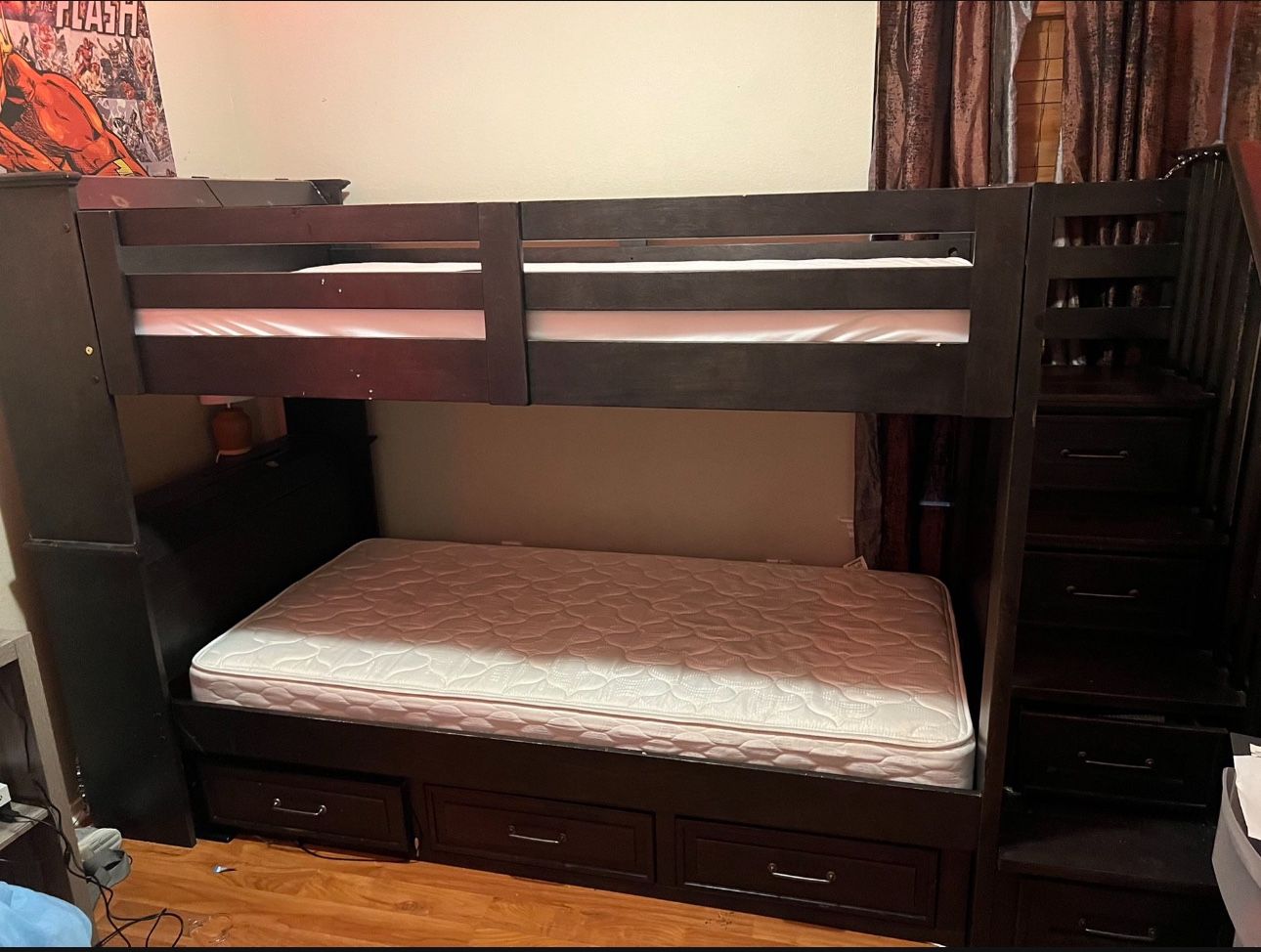 Conn’s Dark Brown Bunkbed