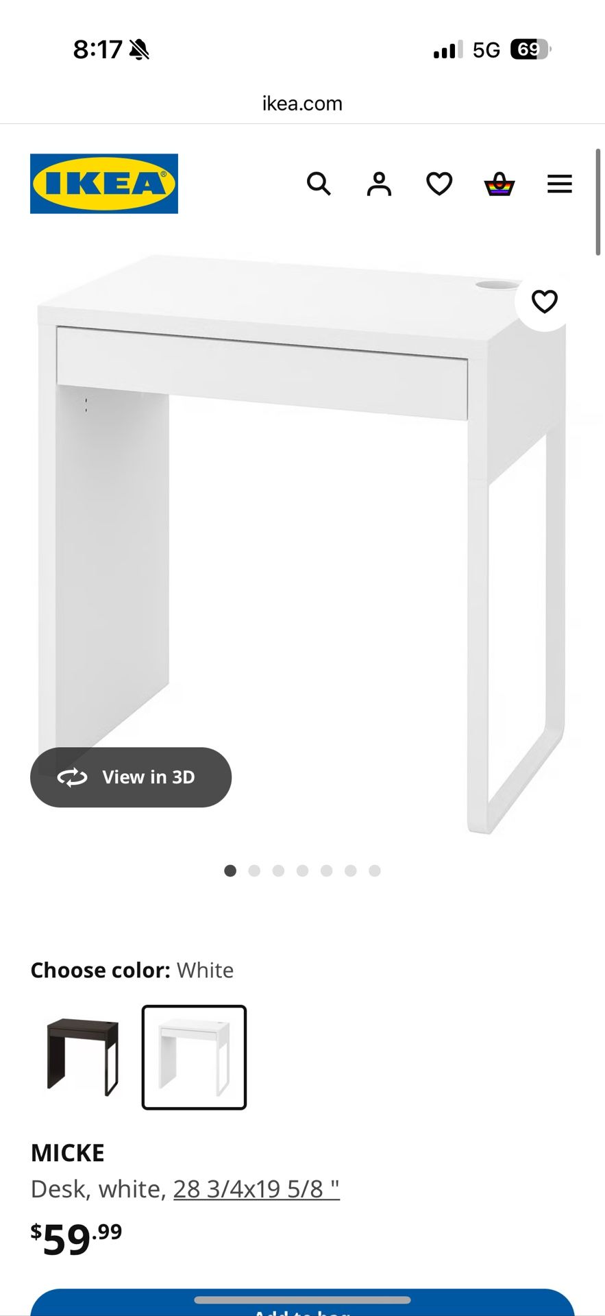 Ikea Micke Desk