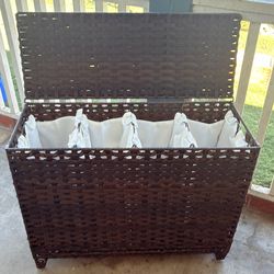 New!laundry hamper 4/1  （H 26* L32*W 13）