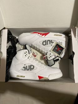 White Jordan Supreme 5s