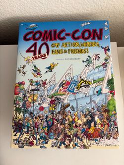 New Comic-Con 40 Years of Artists, Writers, Fans & Friends, San Diego Comic-Con History Color Visual Hardcover Book