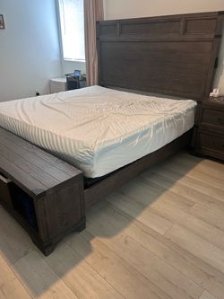 King size bed frame