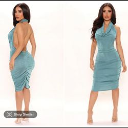 Teal Dress