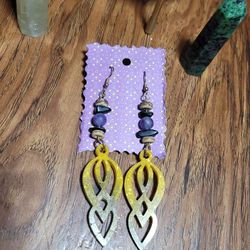 Handmade Multistone Multicolored Dangle Earrings