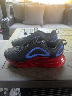 nike air max 720 black red blue
