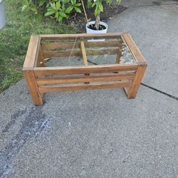 Acacia Wood Coffee Table