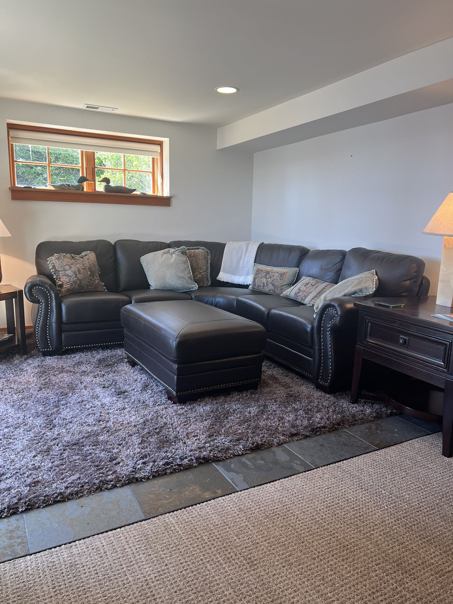 Leather Sectional