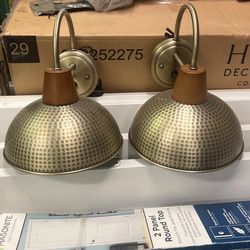 Set Of Two Dusk To Dawn Exterior Lights