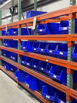 200 stackable retail Bins 55lbs capacity FINAL day