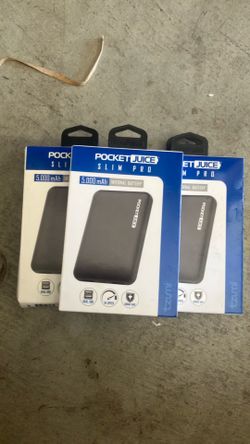 Tzumi 5000 MAh Slim Pro Pocket Juice Portable Power Bank
