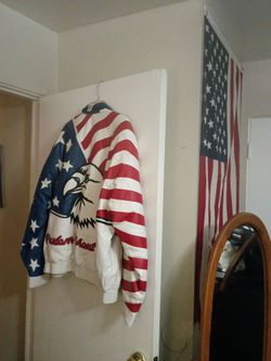 United States of America leather jacket