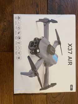 X37 AIR Folding Drone – 4K Camera – Remote Control – New in Box