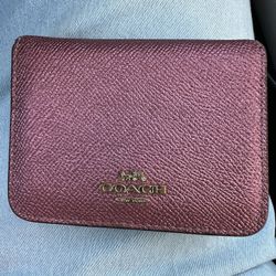 Pink Coach Wallet 