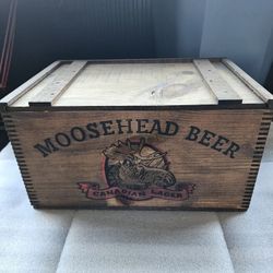 Antique Moosehead Beer Cooler 