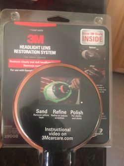 Headlight restoring and cleaner