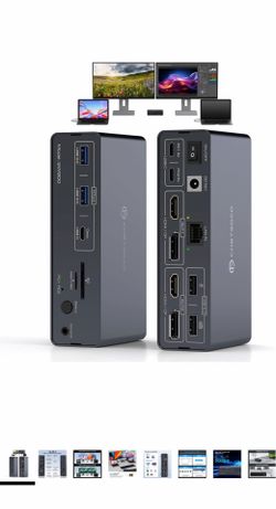 CMSTEDCD SW900 Thunderbolt 4 KVM Switch Docking Station,
