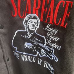 Scarface Jacket Size 2x Worn Like 3 Times 