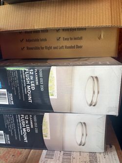 New in box flush mount lights