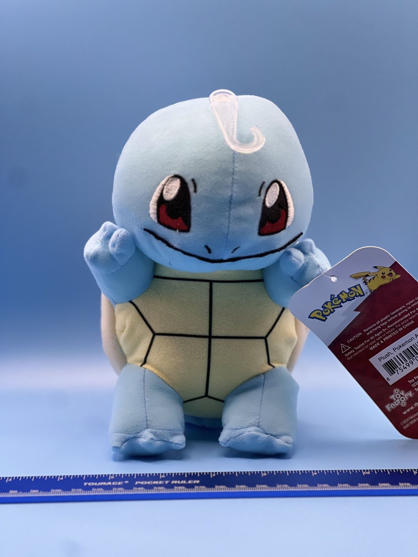 Squirtle Pokémon Plush 7”
