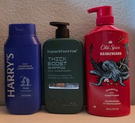 $4 each- Men's shampoos