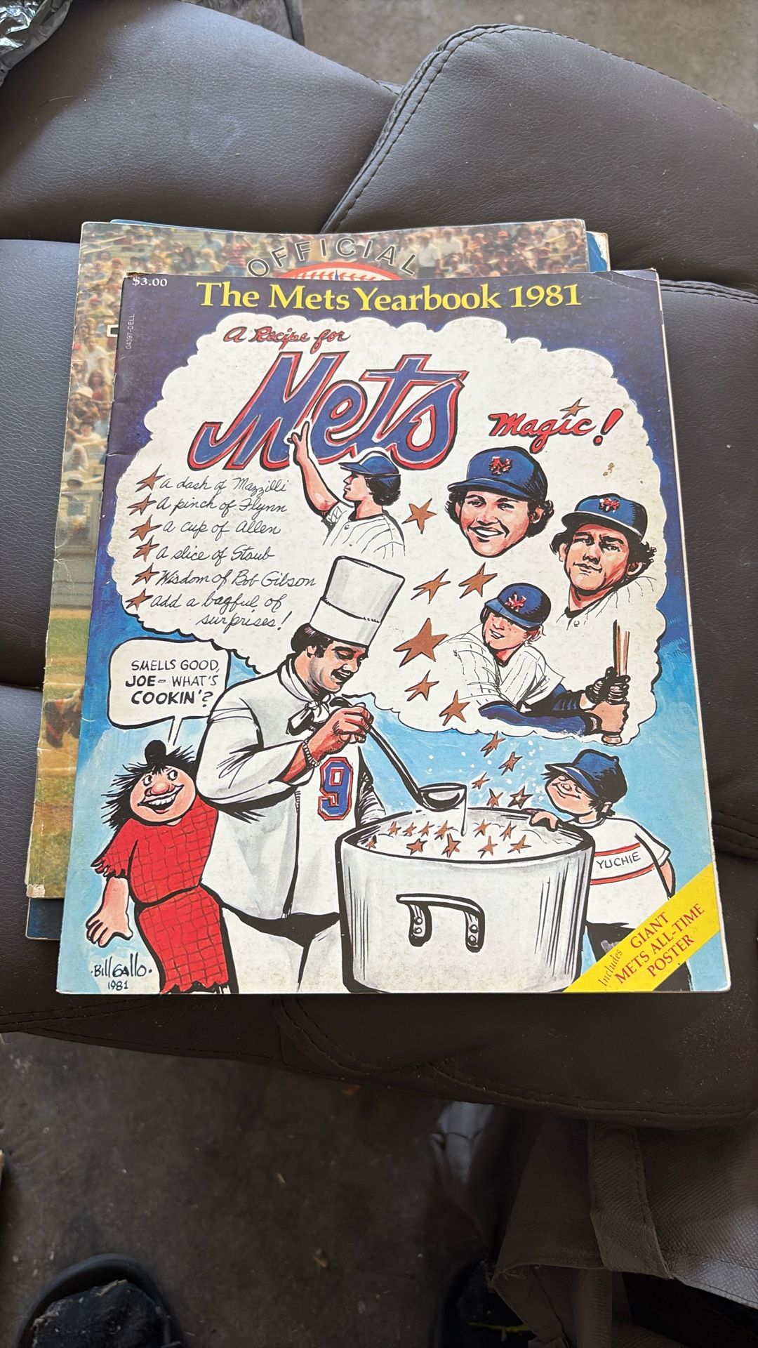 Official 1981 NY Mets Yearbook Great Condition