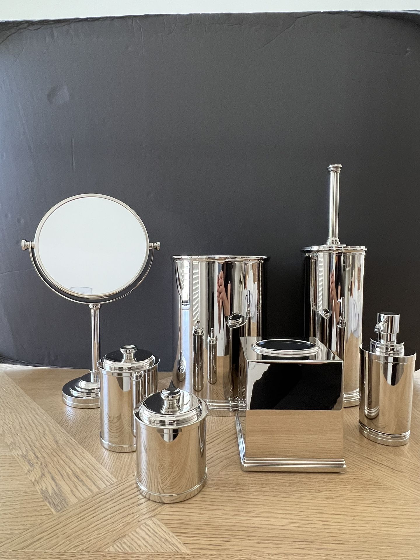 Restoration Hardware Polished Nickel Bathroom Items