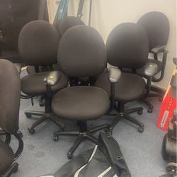 Steel case office chairs