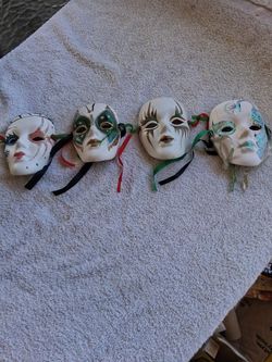 Small ceramic face mask