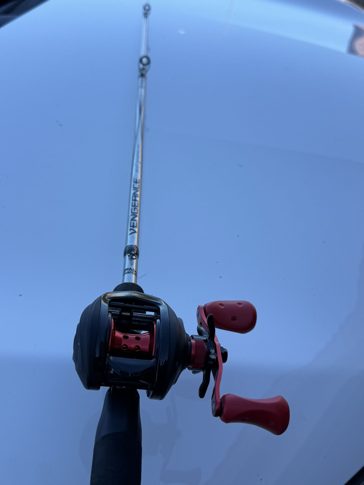 Abu Garcia Vengeance Casting Rod And Black Max Baitcaster