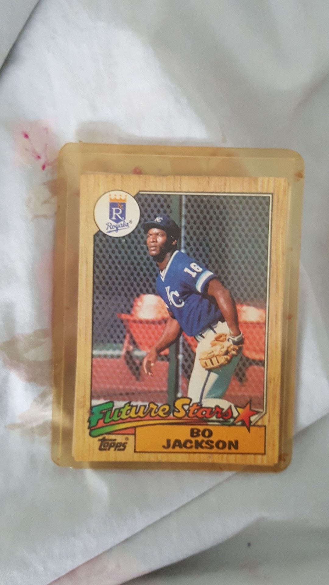 2 cards Bo Jackson baseball cards