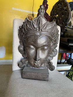 asian zen buddah head