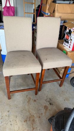 2 Counter height chairs