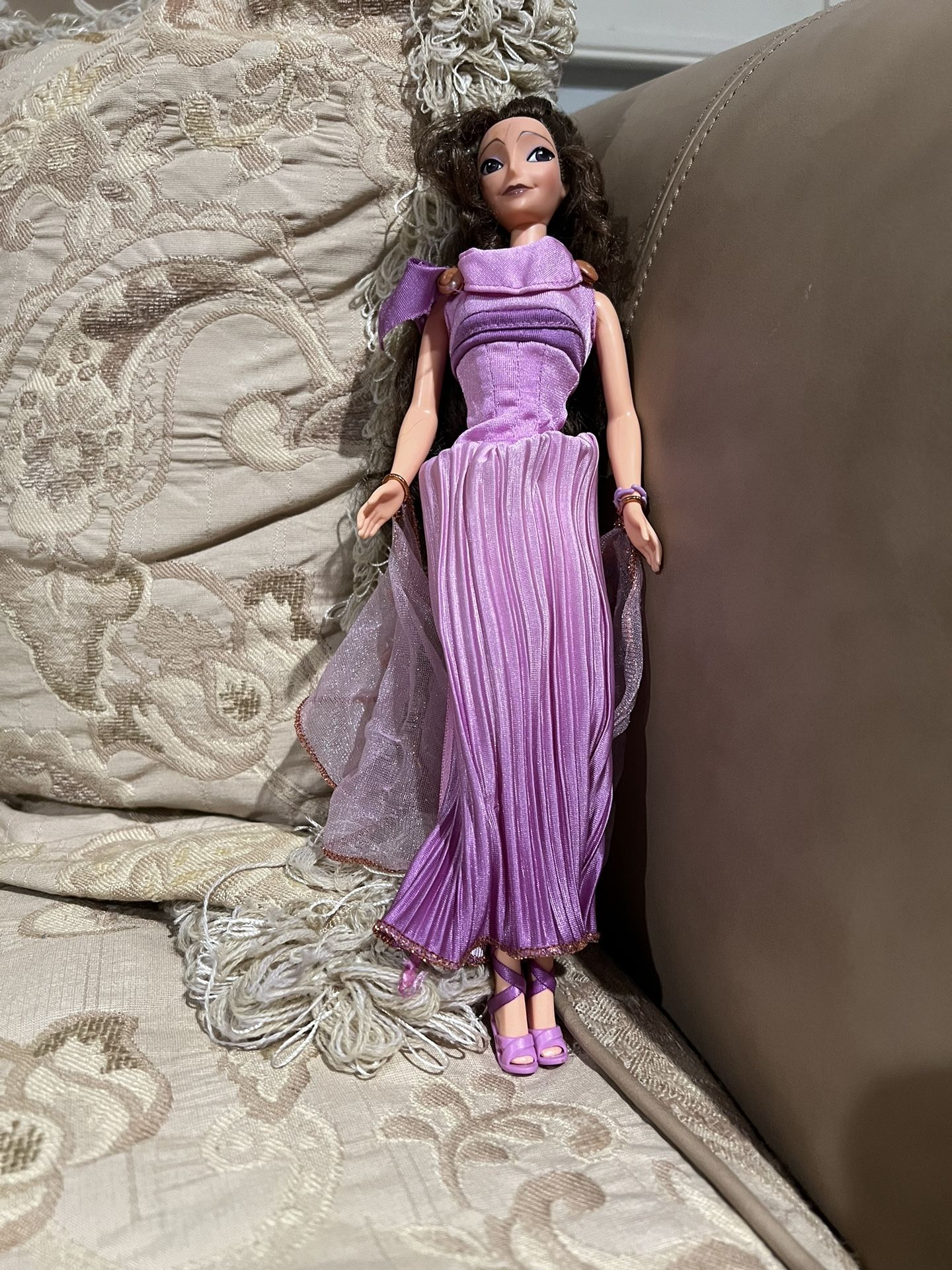 Vintage Megara Hércules Disney Rare Doll