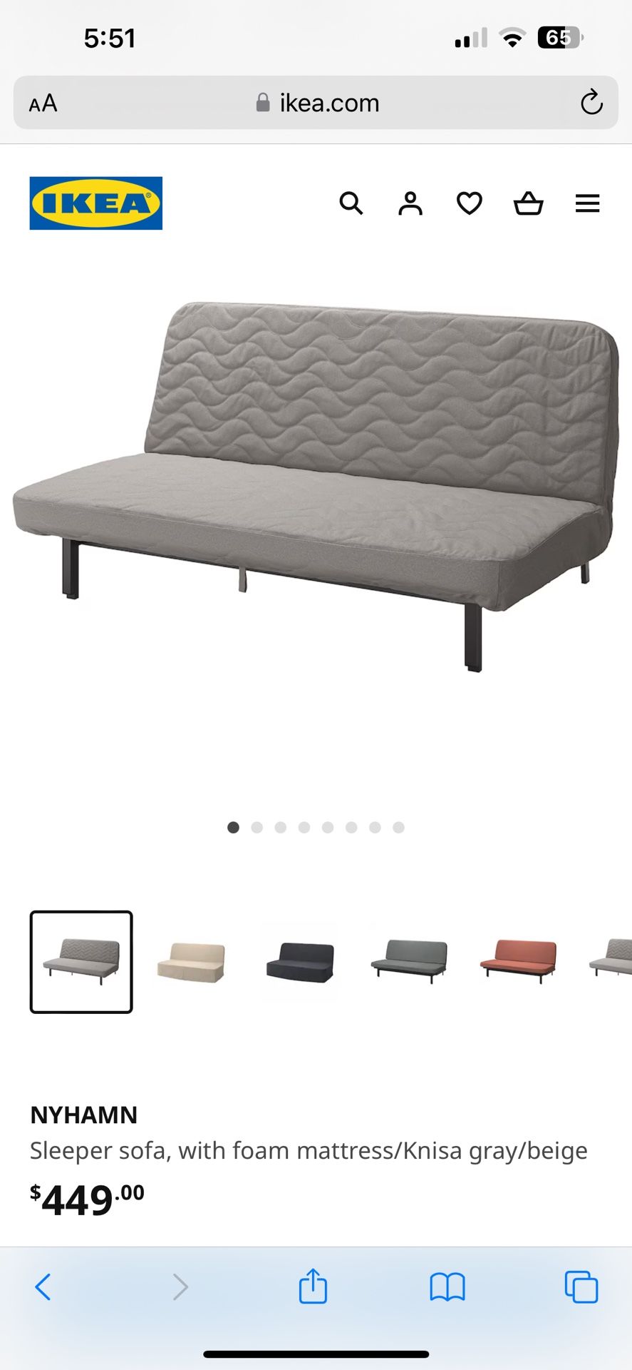 Ikea Futon Day Bed 