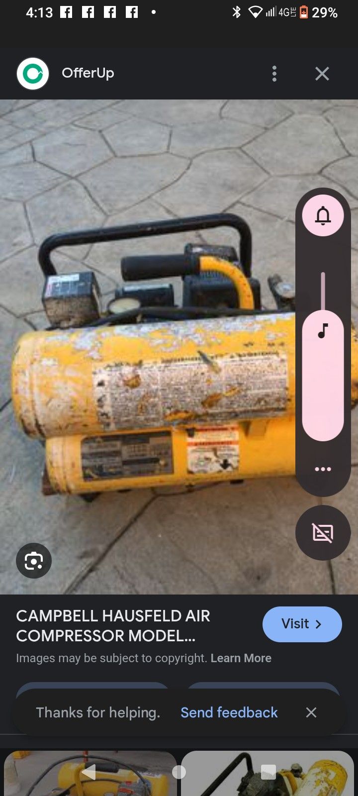 Campbell Hausfeld Air Compressor 