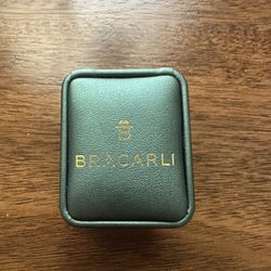 Bracarli Ring with white gold Swarovski 18k- Size 7