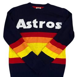 Vintage Astros Cooperstown MLB Sweater Size 