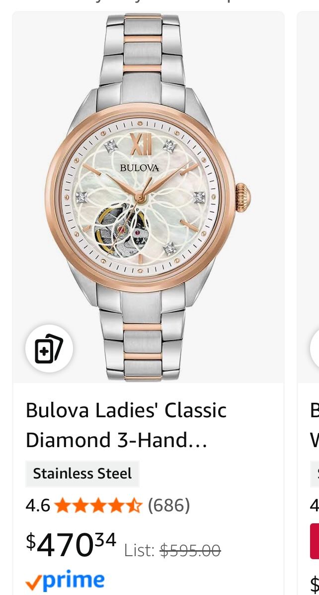 Bulova Ladies' Classic Diamond 3-Hand Automatic: Timeless Elegance