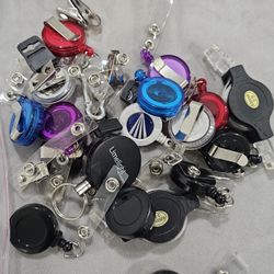 Never used badge holder wheel. 