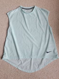 New Women's Air Nike Mesh Blue Tank Top M