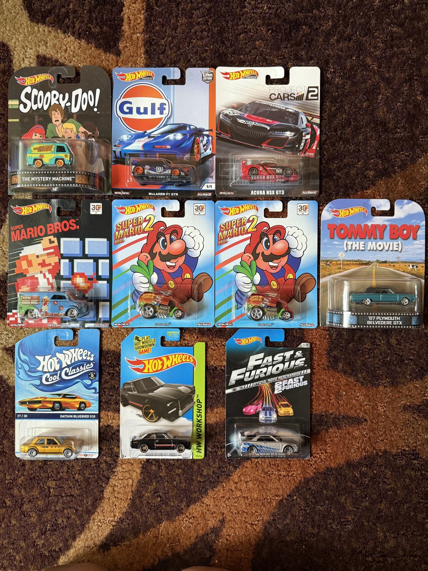 Hot Wheels Lot 28 of 30! PREMIUM Super Mario, Retro Entertainment Tommy Boy, Nissan Skyline, and More! Selling My Collection!