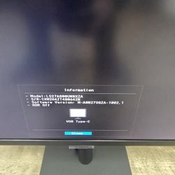 SAMSUNG S80A Monitor, 27 Inch 4K , Vertical , USB C , HDR10 (LS27A800UNNXZA)