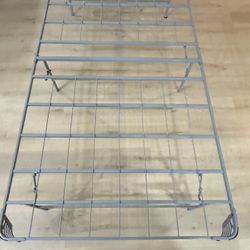 Folding Twin Bed Frame Metal Platform – No Box Spring Needed
