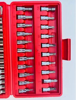 1/4” Drive Socket & Bit Set (46-Piece)