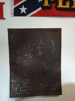 1950s original Pepsi cola copper print