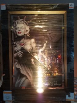 Cuadro con luz...Marylin Monroe