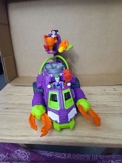 Imaginext Joker Scorpion Tank With Harley Quinn