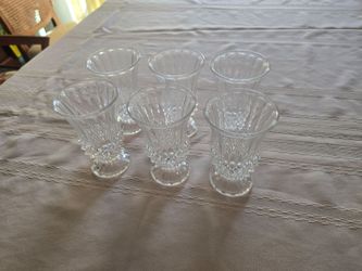 Cristal d'Arques-Durand Longchamp lead crystal posy vases