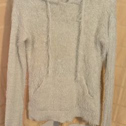 Don't Ask Why Fuzzy Hoodie Size Small