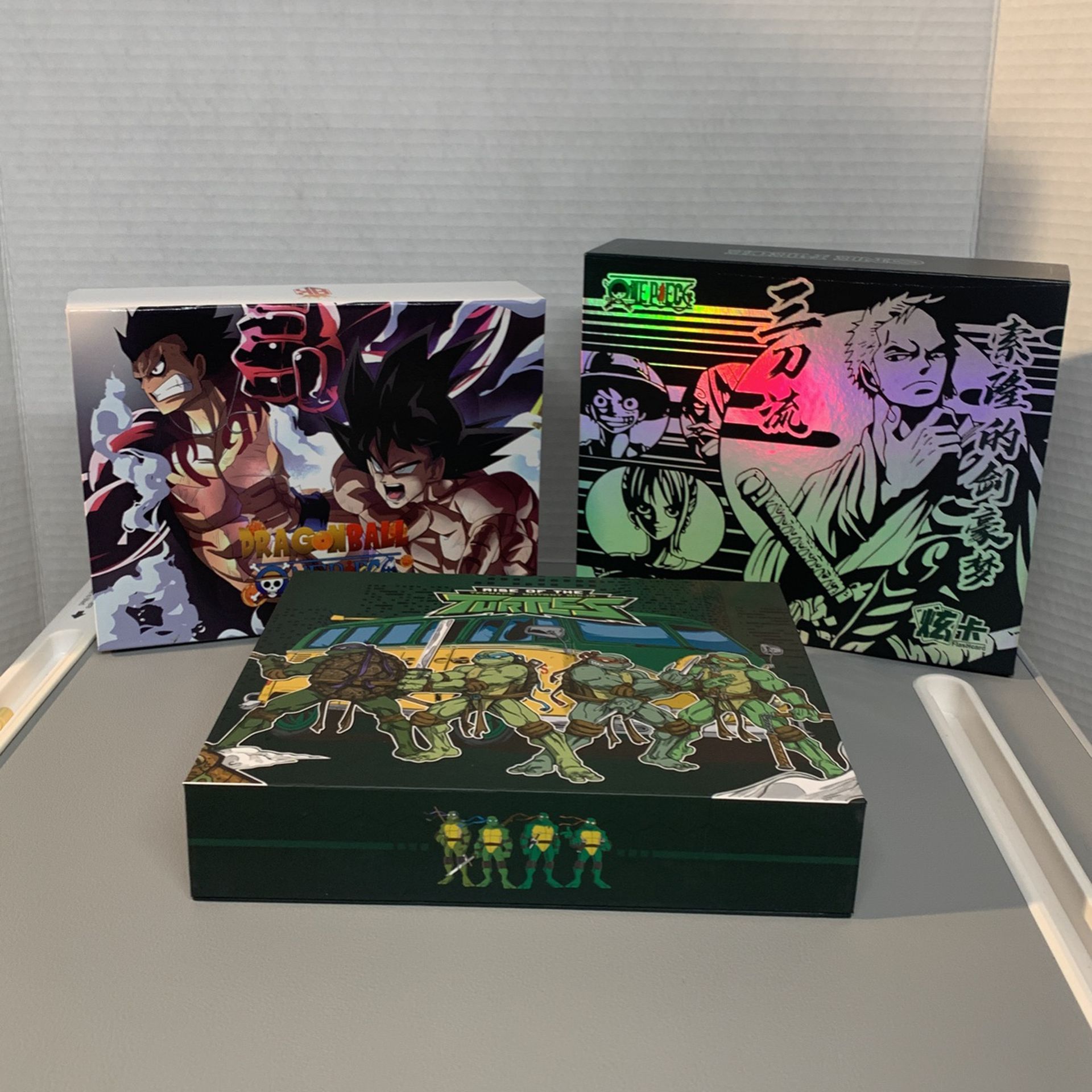 FREE TMNT , ONE PIECE and ONE PIECE/CROSSOVER empty Box 
